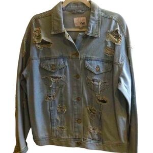 YMI Relaxed Fit Medium Wash‎ Denim Jean Jacket